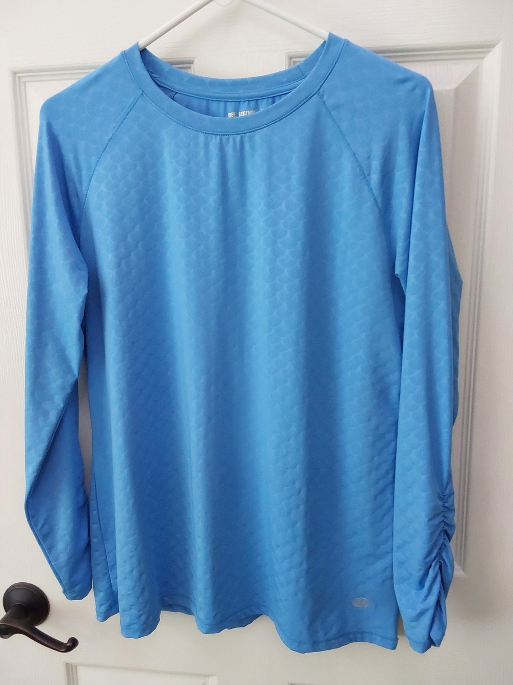 Reel Legends Light Blue Long-Sleeve Performance Top - Women's